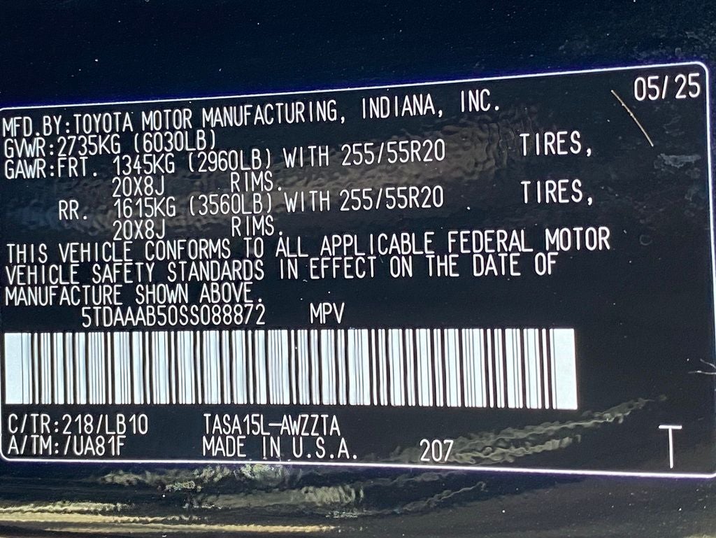 2025 Toyota Grand Highlander Platinum