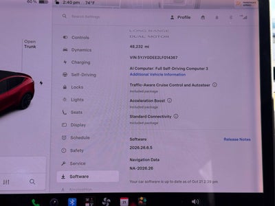 2020 Tesla Model Y Long Range - AWD / CLEAN CARFAX / ONE OWNER