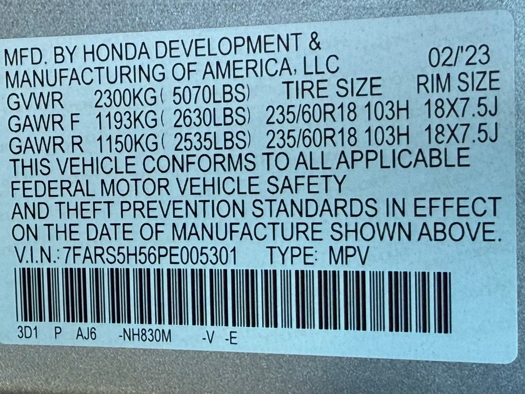 2023 Honda CR-V Hybrid Sport