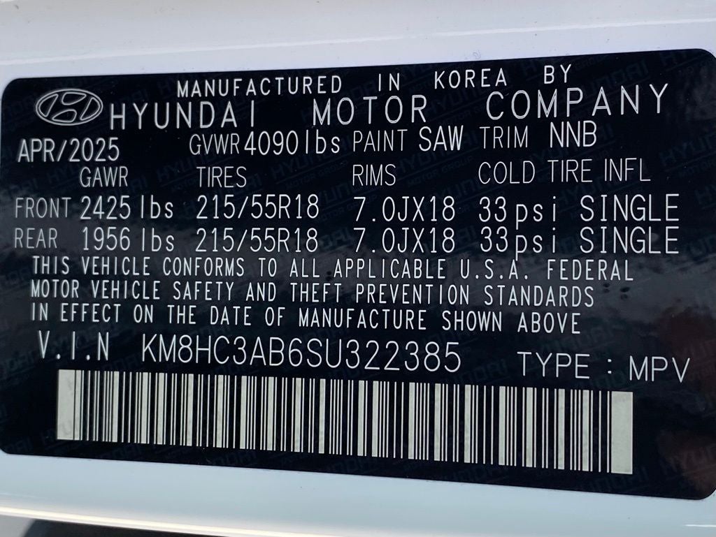 2025 Hyundai Kona SEL Convenience