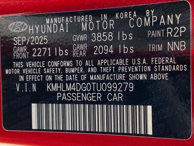 2026 Hyundai Elantra SEL Sport