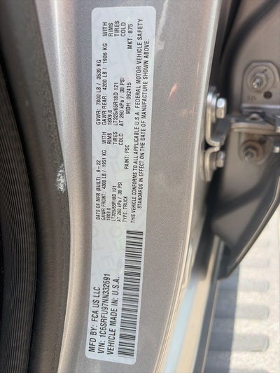 2022 RAM 1500 TRX