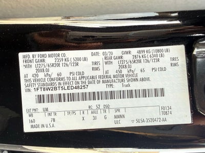 2020 Ford F-250SD Platinum