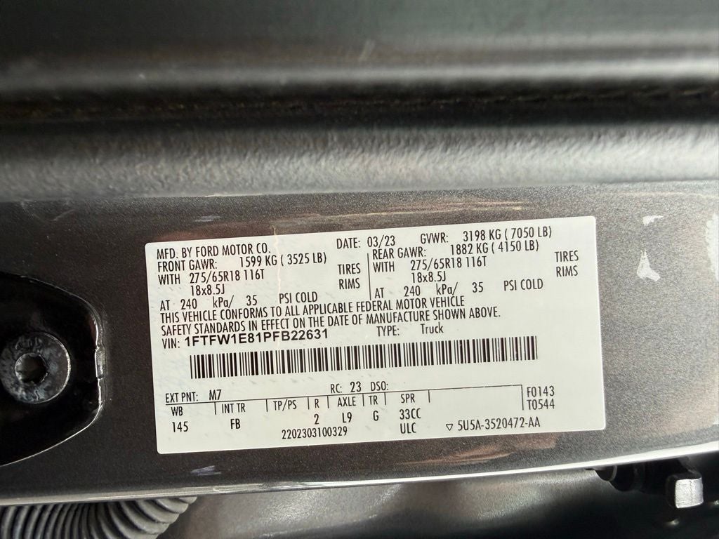 2023 Ford F-150 XLT BLACK WIDOW PACKAGE