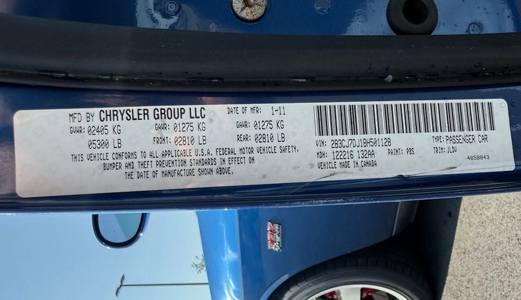 2011 Dodge Challenger SRT8