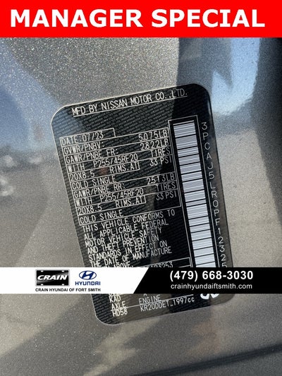 2023 INFINITI QX55 SENSORY