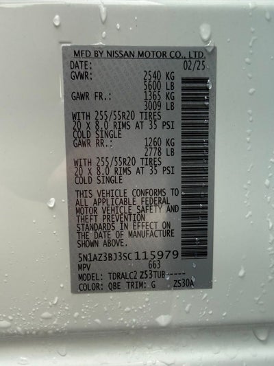 2025 Nissan Murano SV ENERGETIC ELEGANCE