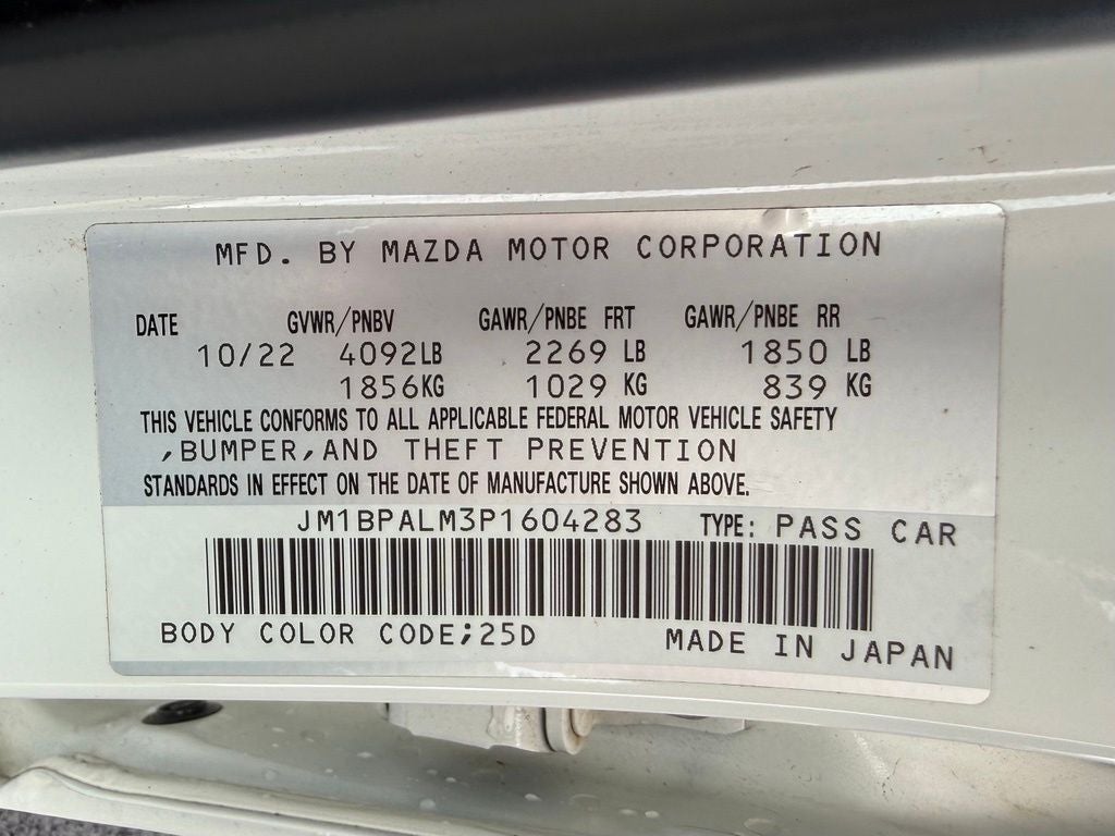 2023 Mazda Mazda3 2.5 S Preferred Package Base
