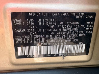 2010 Subaru Outback 2.5i Premium