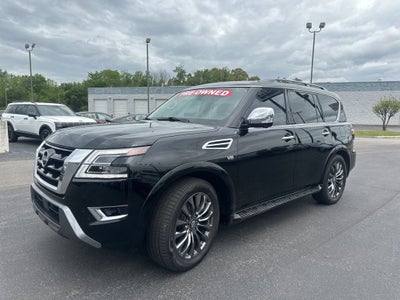 2022 Nissan Armada Platinum Captain's Chairs Package / NissanConnect featuring