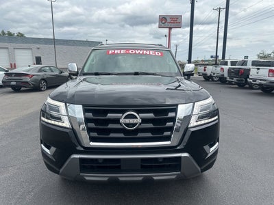 2022 Nissan Armada Platinum Captain's Chairs Package / NissanConnect featuring