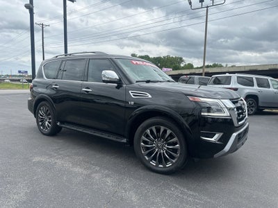 2022 Nissan Armada Platinum Captain's Chairs Package / NissanConnect featuring