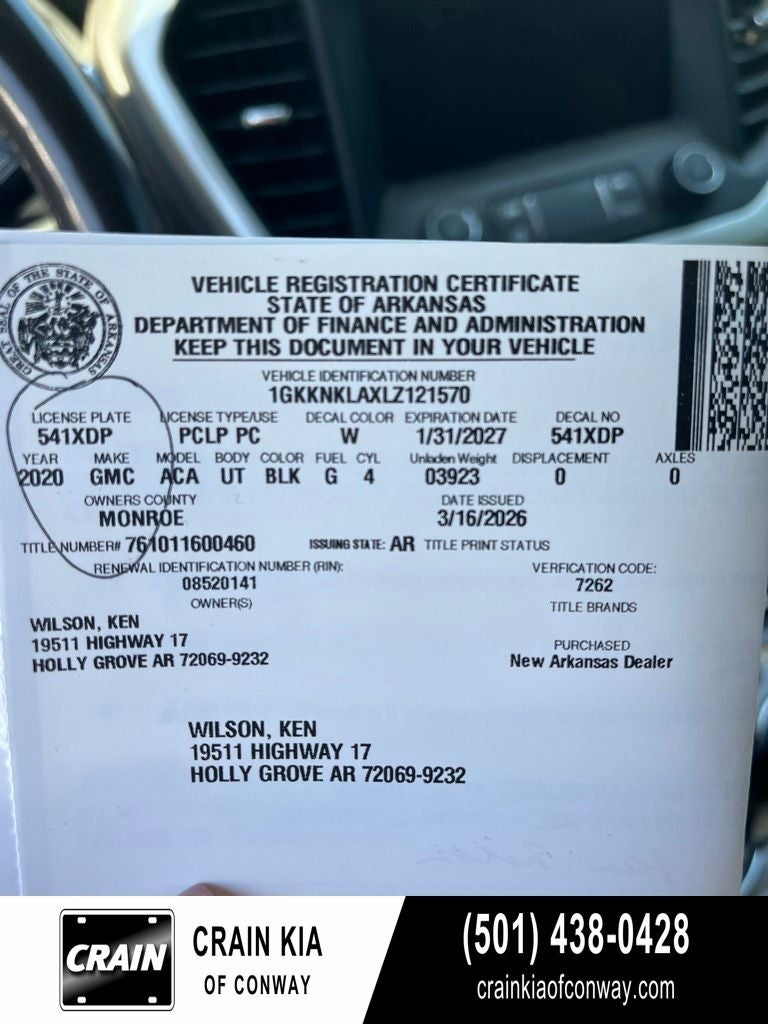2020 GMC Acadia SLE FWD's photo
