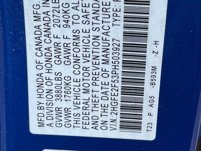 2023 Honda Civic Sport