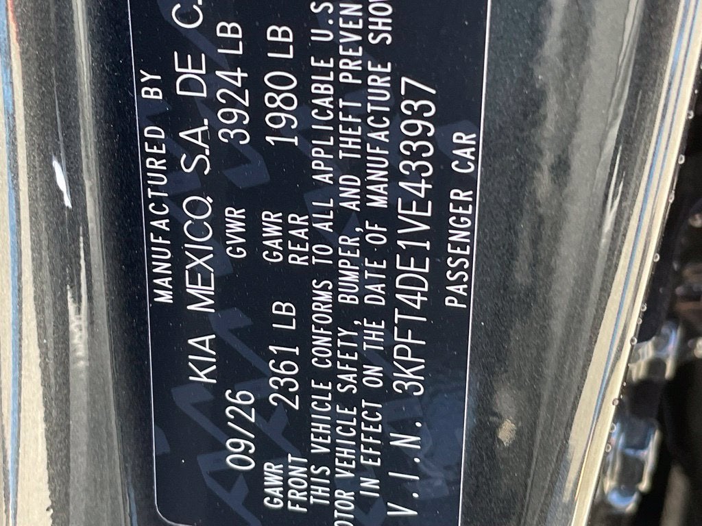 2027 Kia K4 LXS