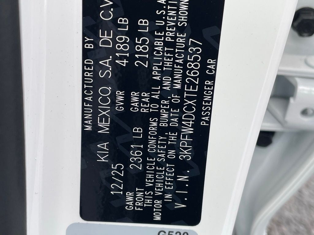 2026 Kia K4 GT-Line Turbo