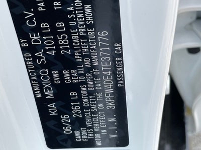 2026 Kia K4 GT-Line