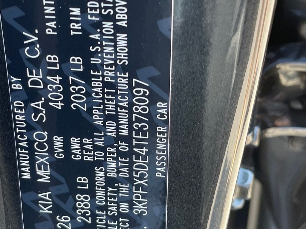 2026 Kia K4 EX