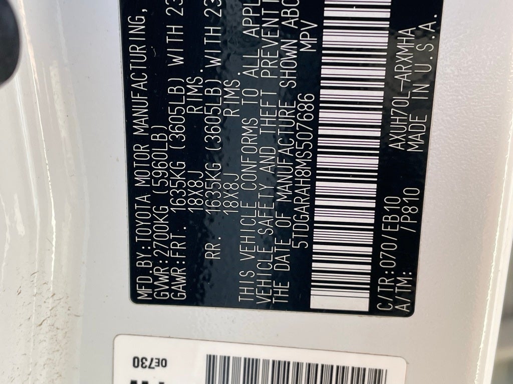 2021 Toyota Highlander Hybrid XLE