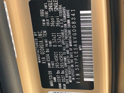 2027 Kia Telluride X-Line SX-Prestige