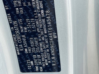 2026 Kia Carnival Hybrid EX