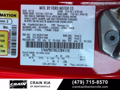 2016 Ford Mustang GT - 5.0 L V8 / CLEAN CARFAX