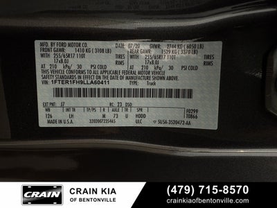 2020 Ford Ranger XLT - 4WD / CLEAN CARFAX