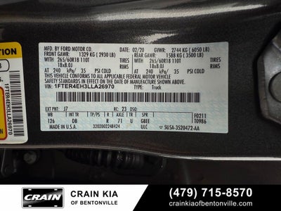 2020 Ford Ranger Lariat - CLEAN CARFAX / LEATHER