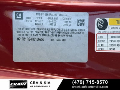 2017 Chevrolet Camaro 1LT - CLEAN CARFAX