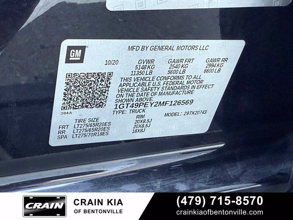 2021 GMC Sierra 2500HD AT4 Premium Plus - SUNROOF / 4WD / CLEAN CARFAX