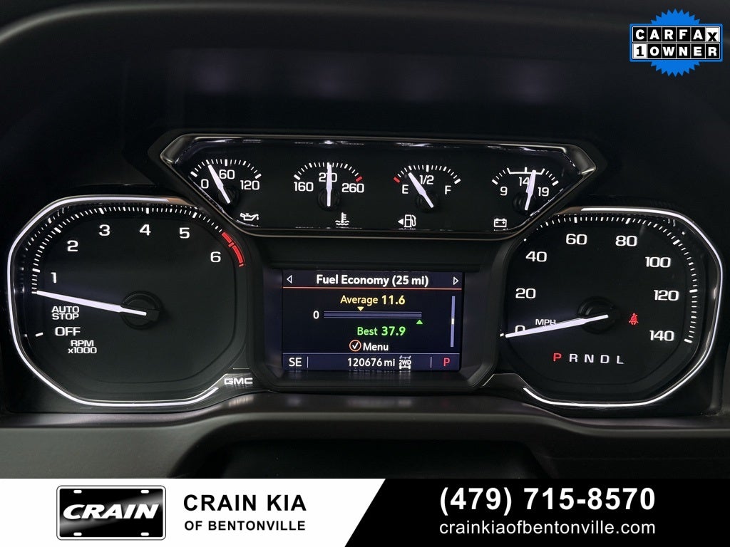 2021 GMC Sierra 1500 SLT - 4WD / CARFAX ONE OWNER