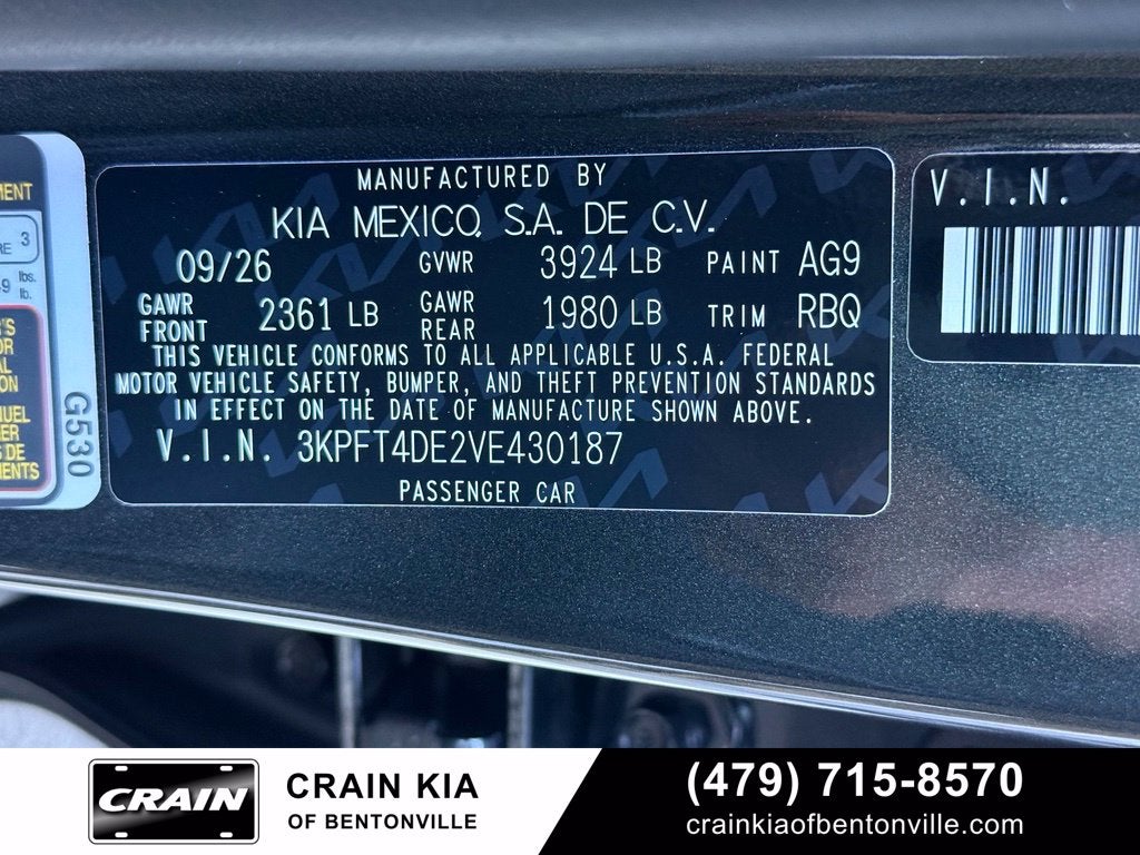 2027 Kia K4 LX
