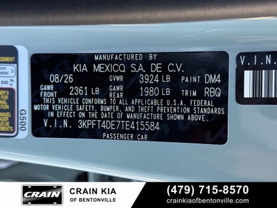 2026 Kia K4 LXS