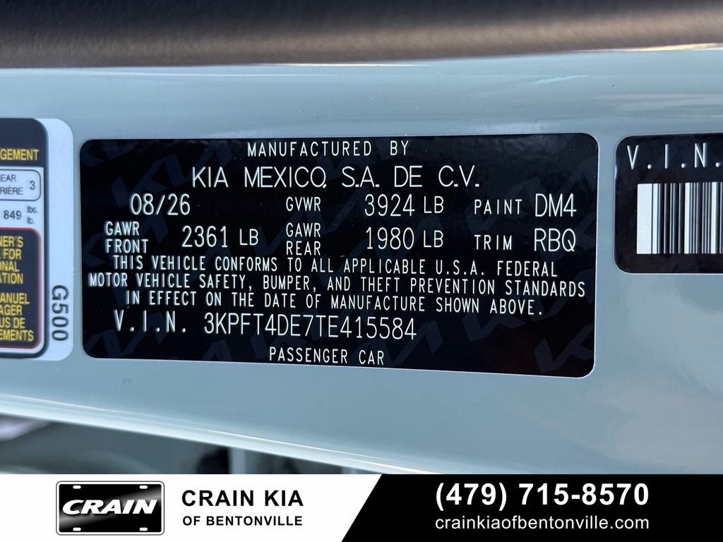 2026 Kia K4 LXS