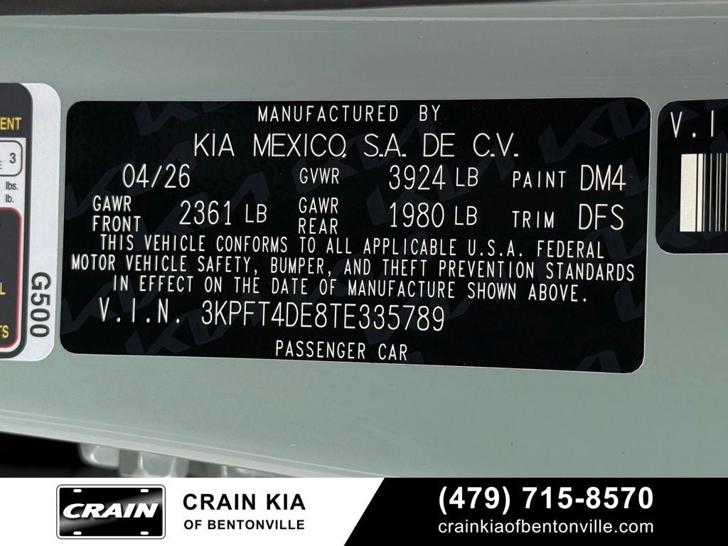 2026 Kia K4 LXS
