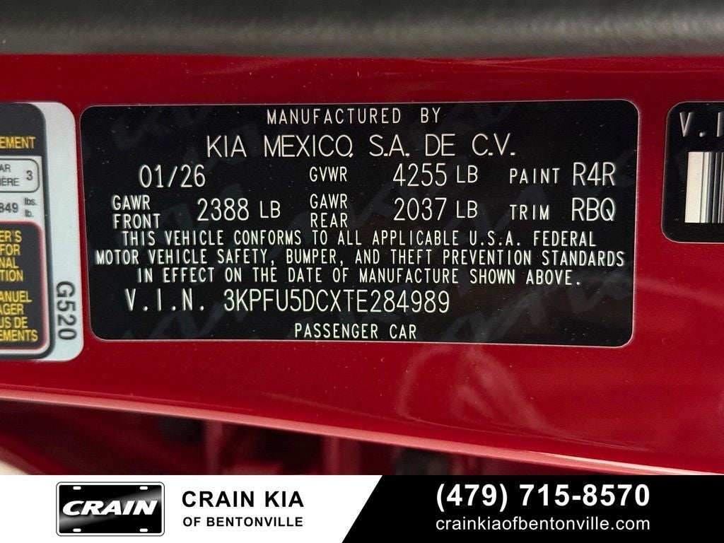 2026 Kia K4 GT-Line Turbo