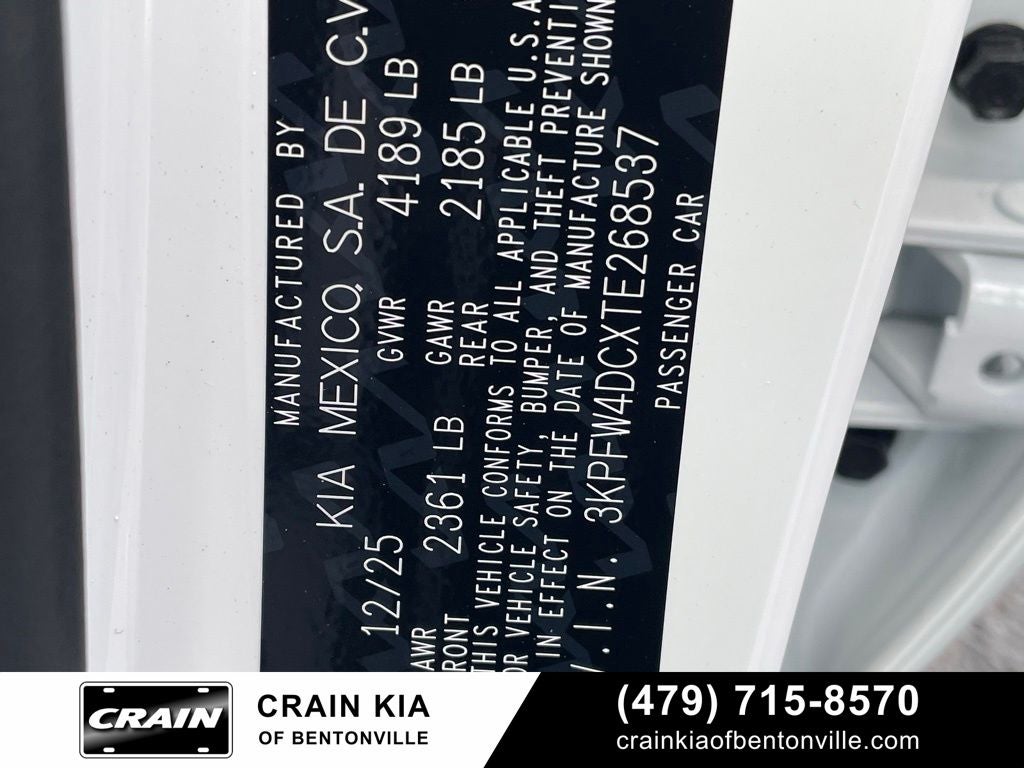 2026 Kia K4 GT-Line Turbo