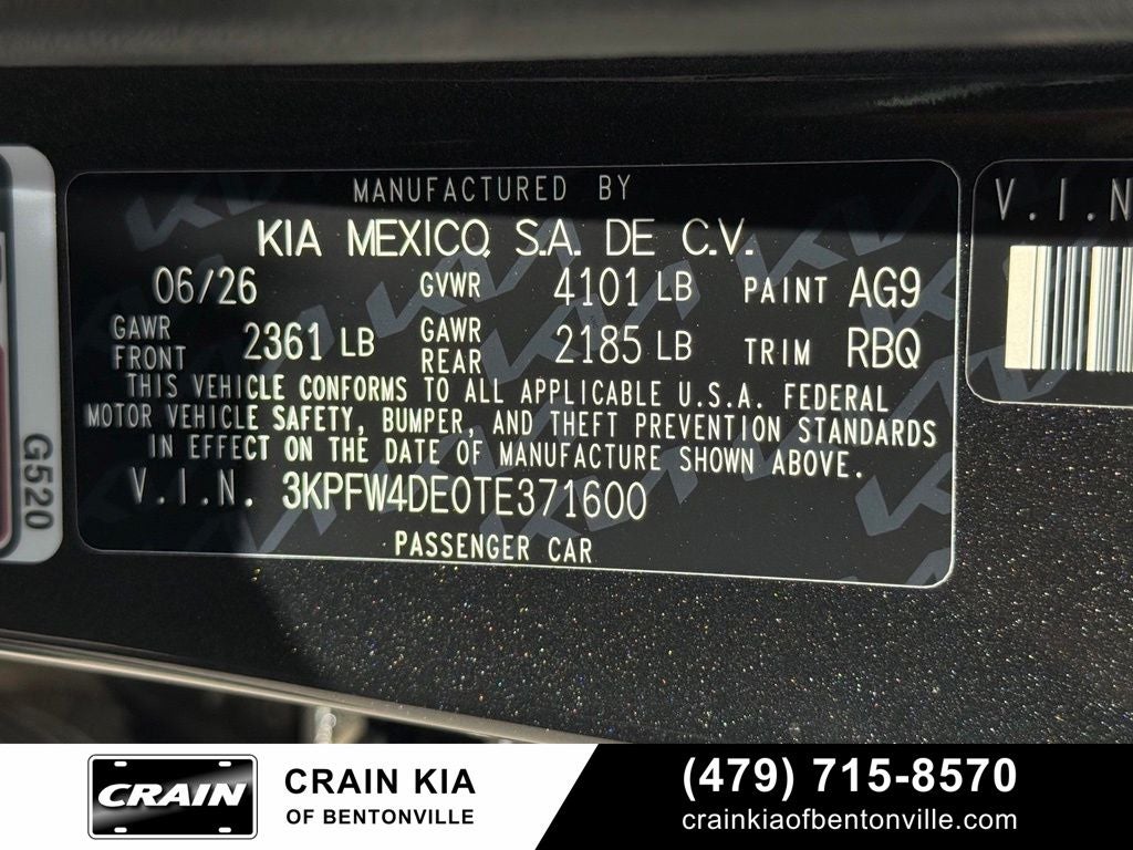2026 Kia K4 GT-Line