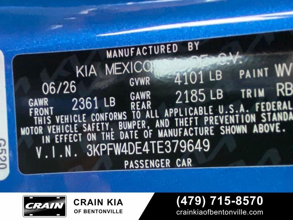 2026 Kia K4 GT-Line