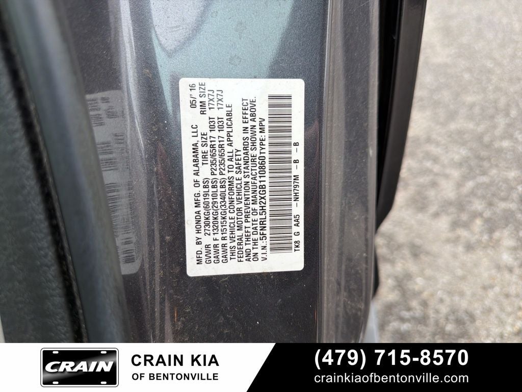 2016 Honda Odyssey LX