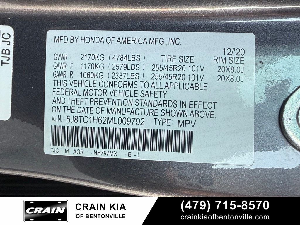 2021 Acura RDX A-Spec Package - SUNROOF / CLEAN CARFAX