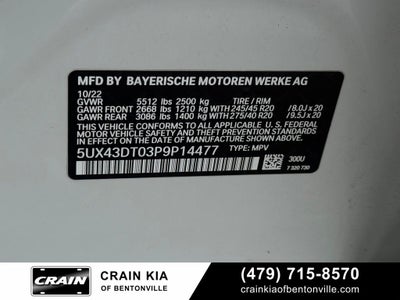2023 BMW X4 M40i - AWD / SUNROOF / CLEAN CARFAX / 1 OWNER