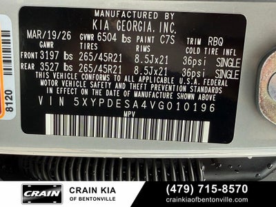 2027 Kia Telluride X-Line SX - HYBRID!