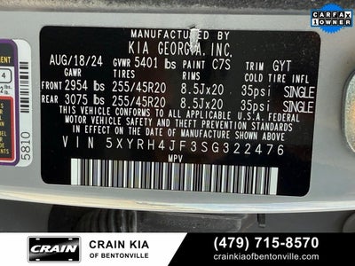 2025 Kia Sorento EX - KIA CPO / PANORAMIC SUNROOF / ONE OWNER