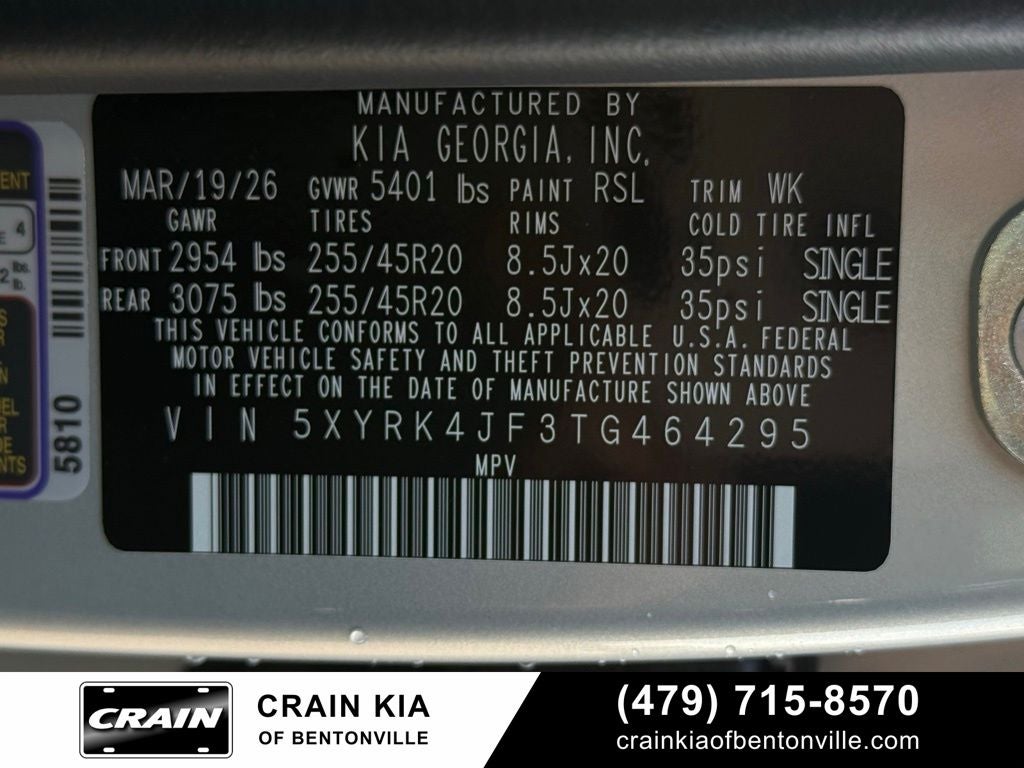 2026 Kia Sorento SX