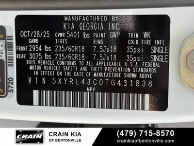 2026 Kia Sorento S