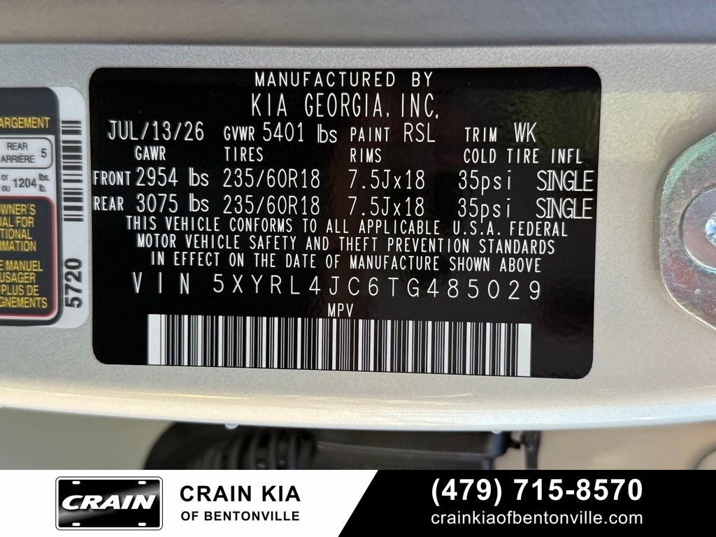 2026 Kia Sorento S