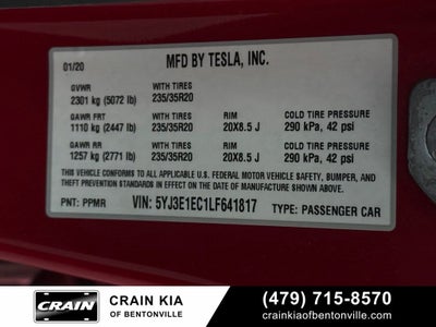 2020 Tesla Model 3 Performance - AWD