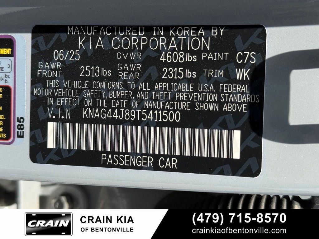 2026 Kia K5 GT - KIA CPO / CLEAN CARFAX / PANORAMIC SUNROOF