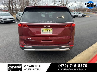 2022 Kia Carnival LXS - 8 SEATS / CLEAN CARFAX / ONE OWNER